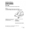 Craftsman ZTS 7500 Rear Engine Riders 21 HP 42" Mower 107.28786 Operator's Manual